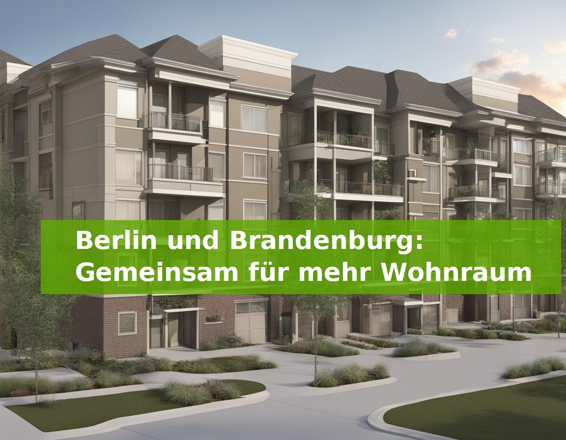 Berlin und Brandenburg: Gemeinsam für mehr Wohnraum