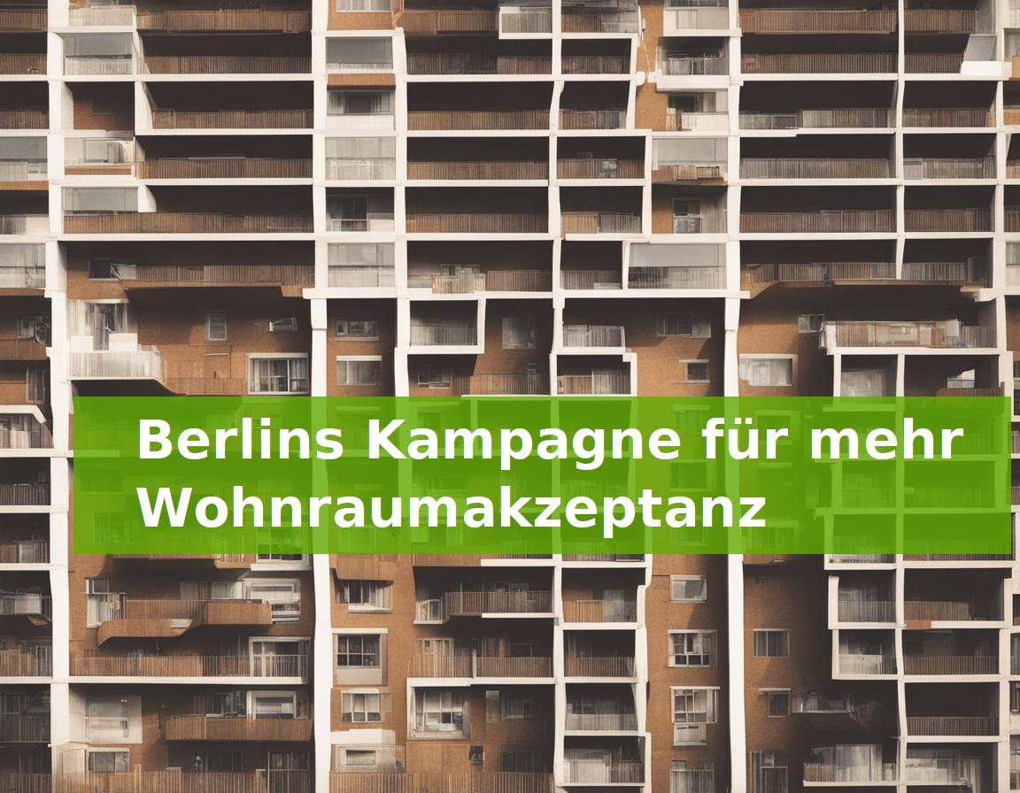 Berlins Kampagne für mehr Wohnraumakzeptanz