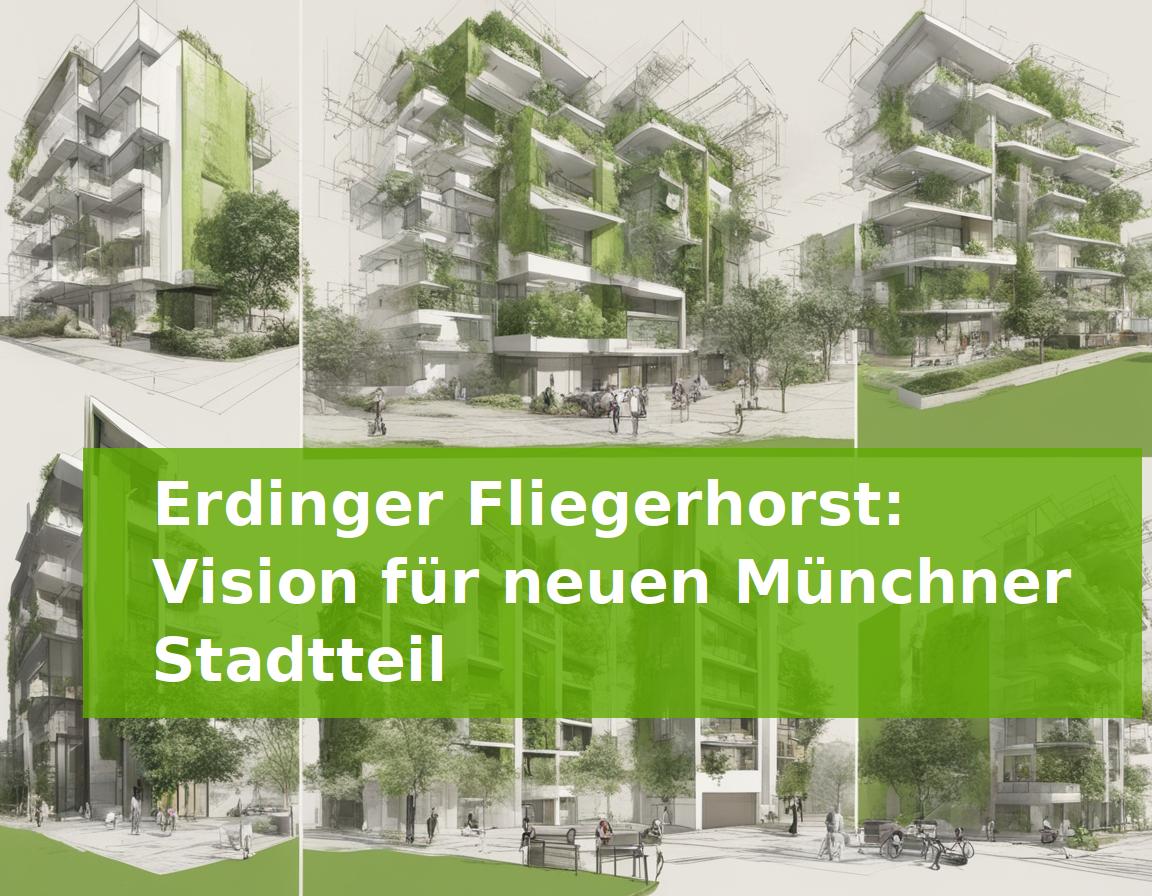 Erdinger Fliegerhorst: Vision für neuen Münchner Stadtteil