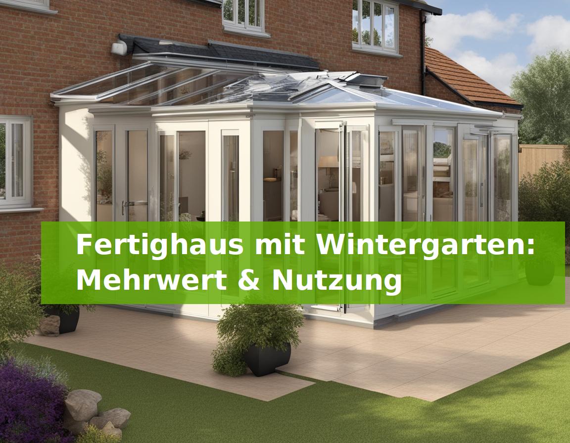 Fertighaus mit Wintergarten: Mehrwert & Nutzung