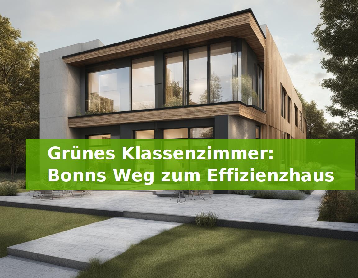 Grünes Klassenzimmer: Bonns Weg zum Effizienzhaus