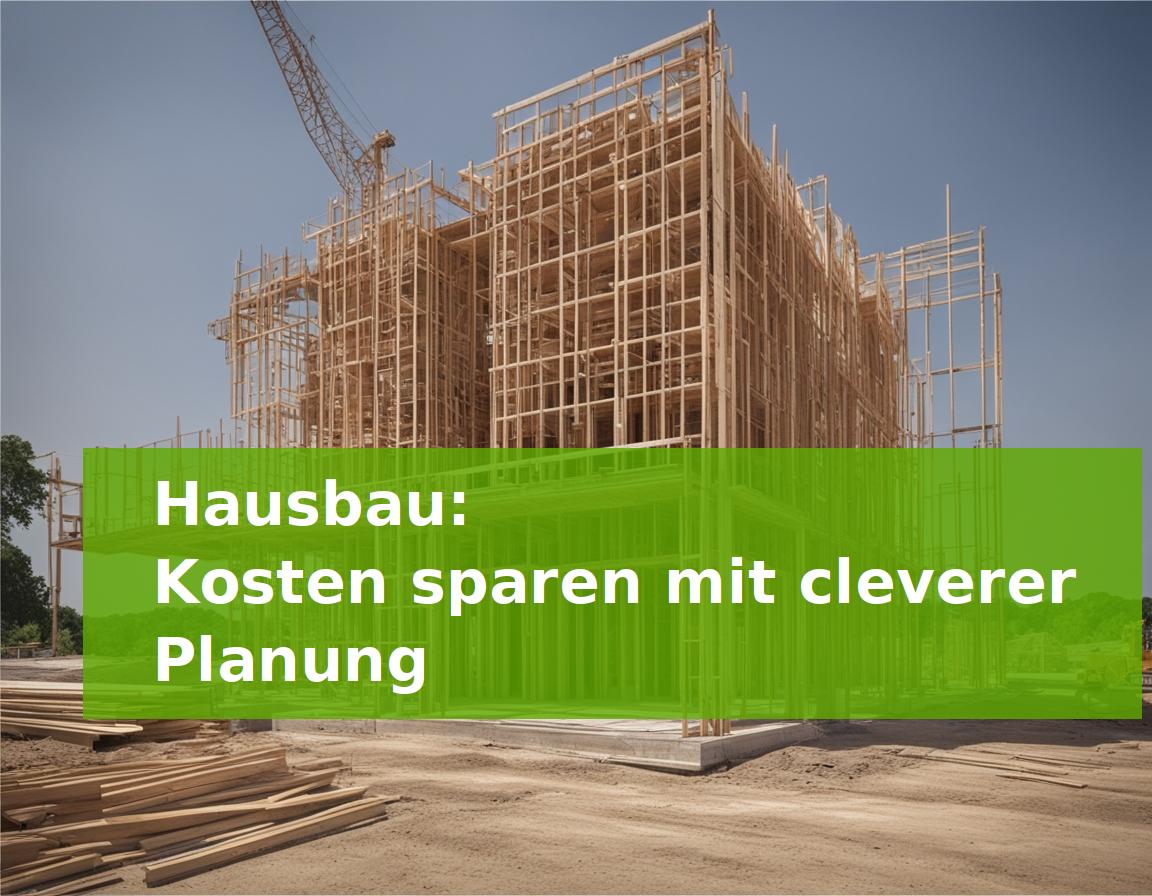 Hausbau: Kosten sparen mit cleverer Planung