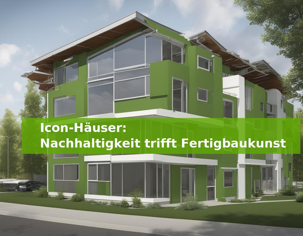 Icon-Häuser: Nachhaltigkeit trifft Fertigbaukunst