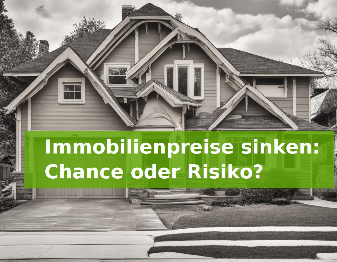 Immobilienpreise sinken: Chance oder Risiko?