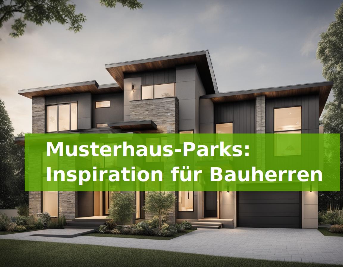 Musterhaus-Parks: Inspiration für Bauherren