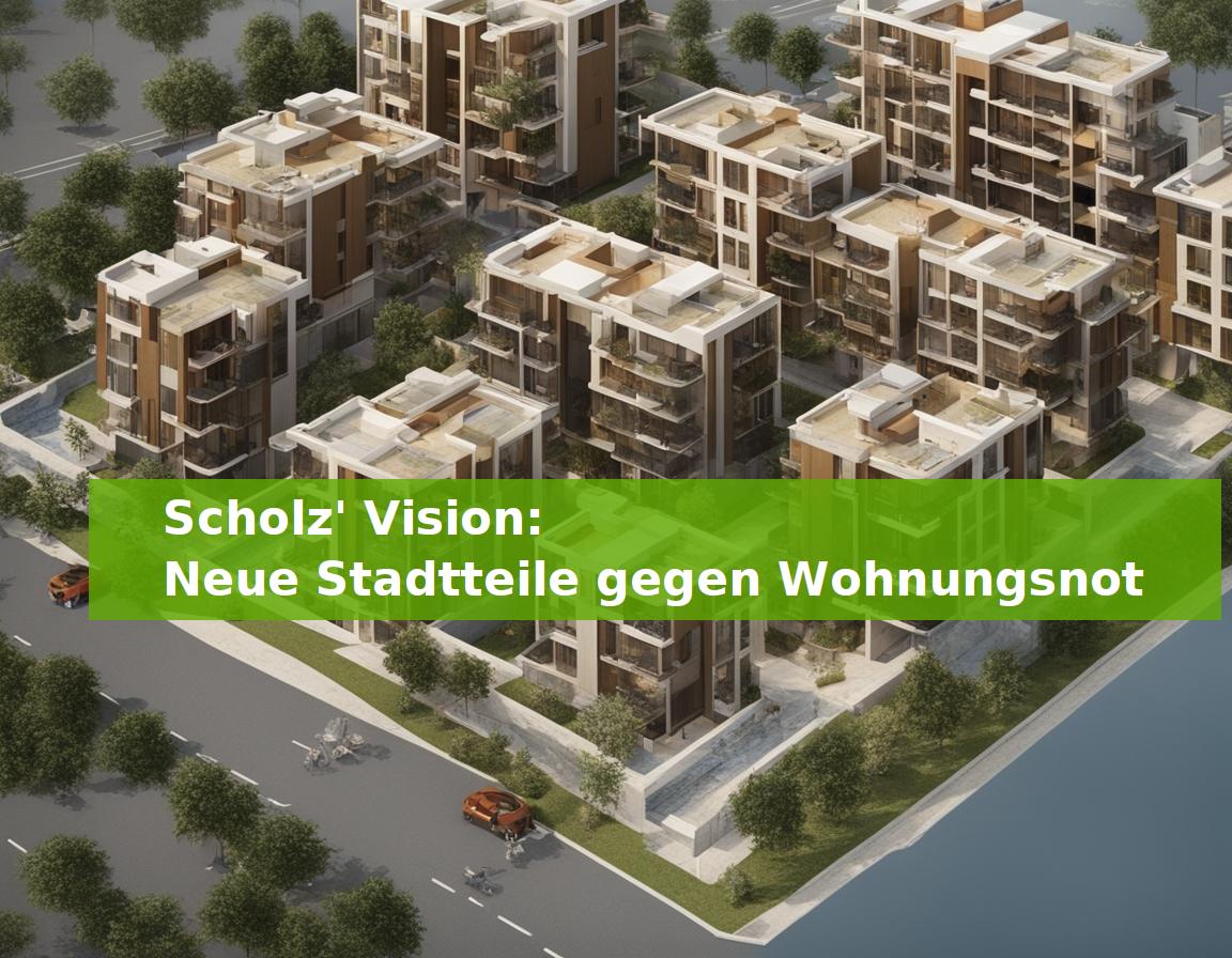 Scholz' Vision: Neue Stadtteile gegen Wohnungsnot