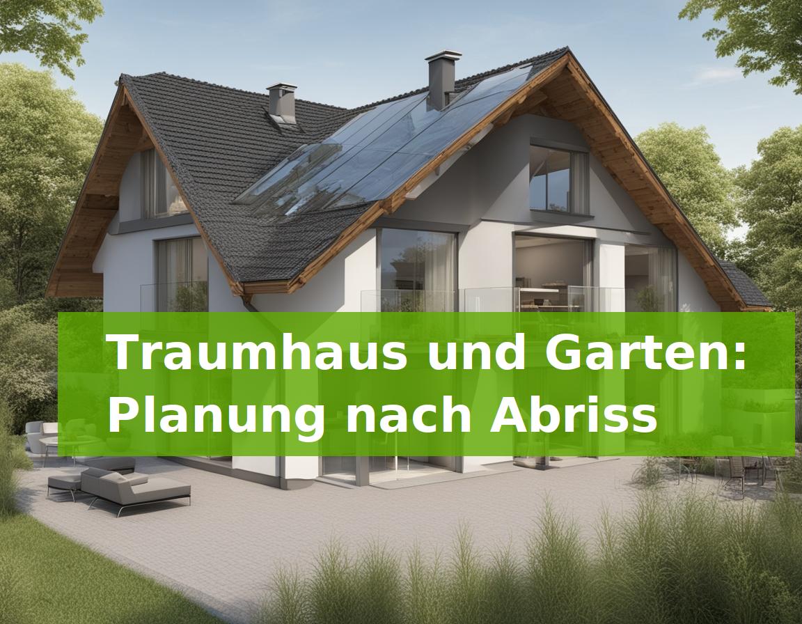 Traumhaus und Garten: Planung nach Abriss