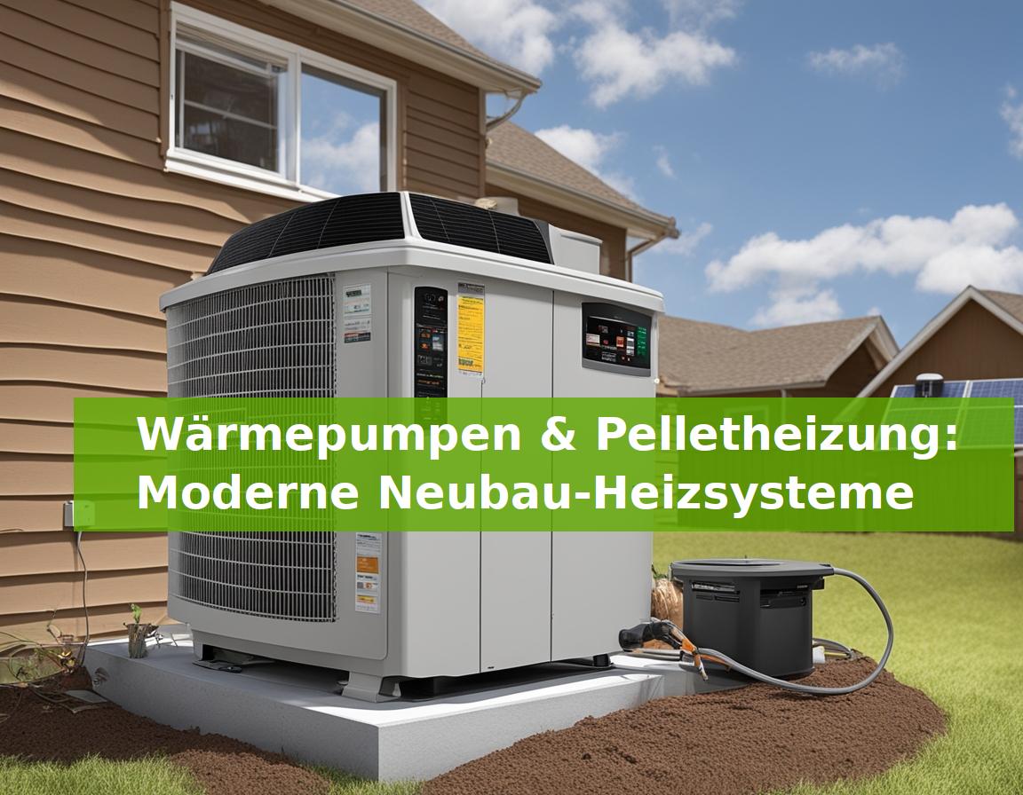 Wärmepumpen & Pelletheizung: Moderne Neubau-Heizsysteme