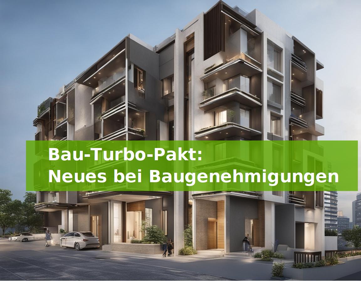 Bau-Turbo-Pakt: Neues bei Baugenehmigungen