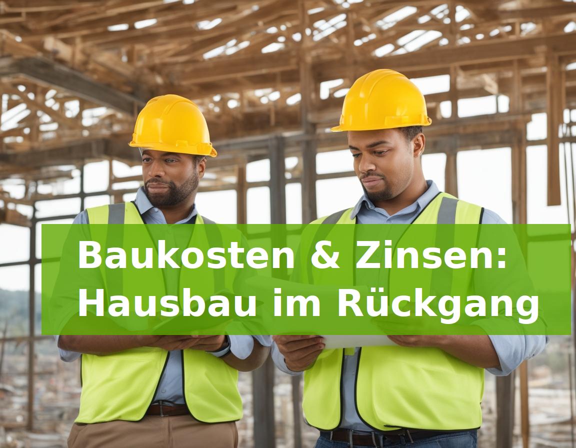 Baukosten & Zinsen: Hausbau im Rückgang