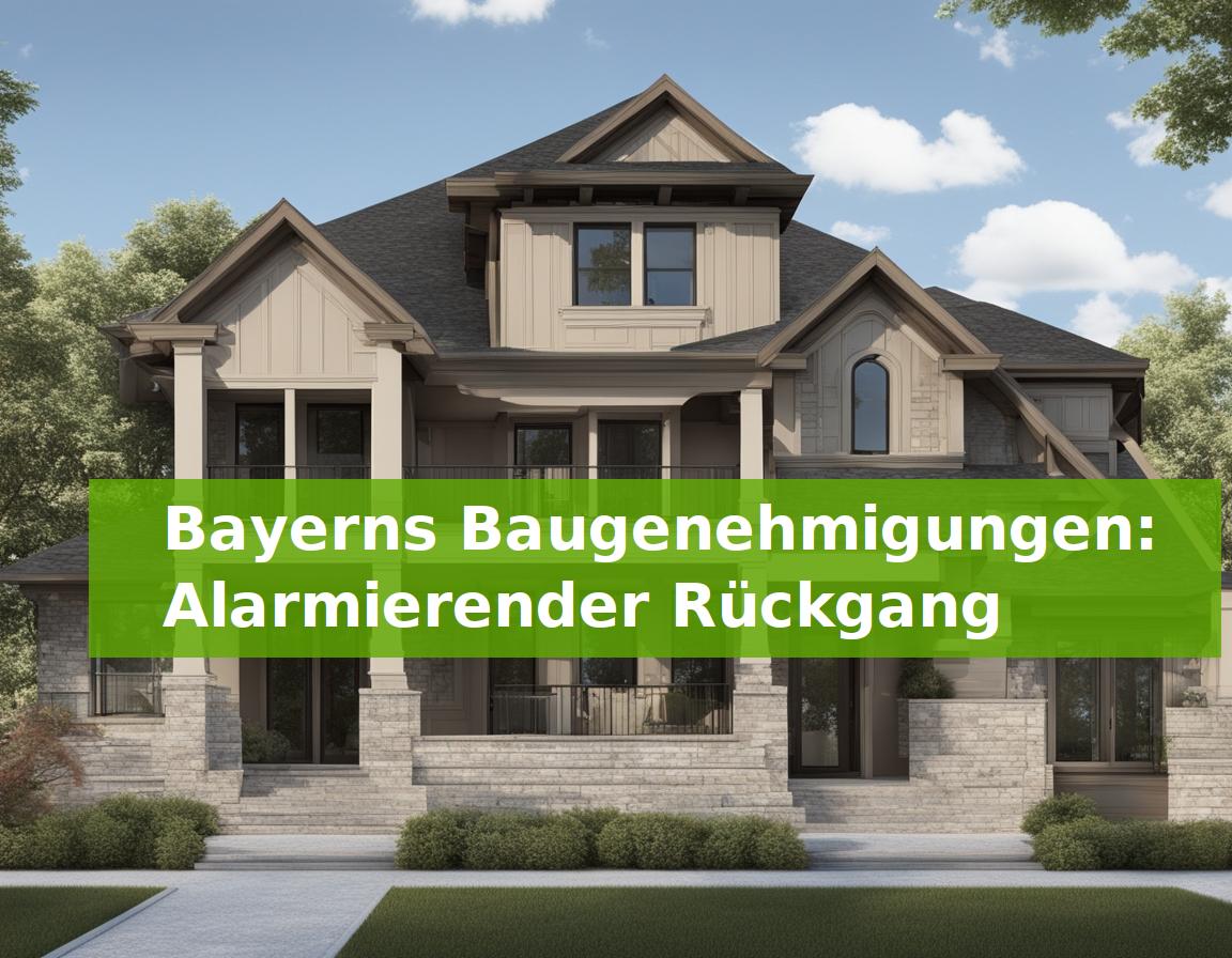 Bayerns Baugenehmigungen: Alarmierender Rückgang