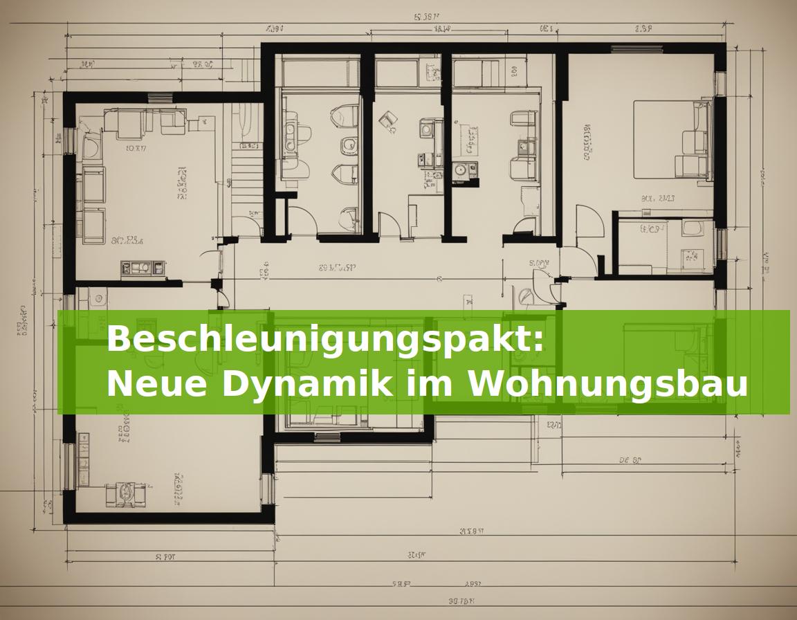 Beschleunigungspakt: Neue Dynamik im Wohnungsbau