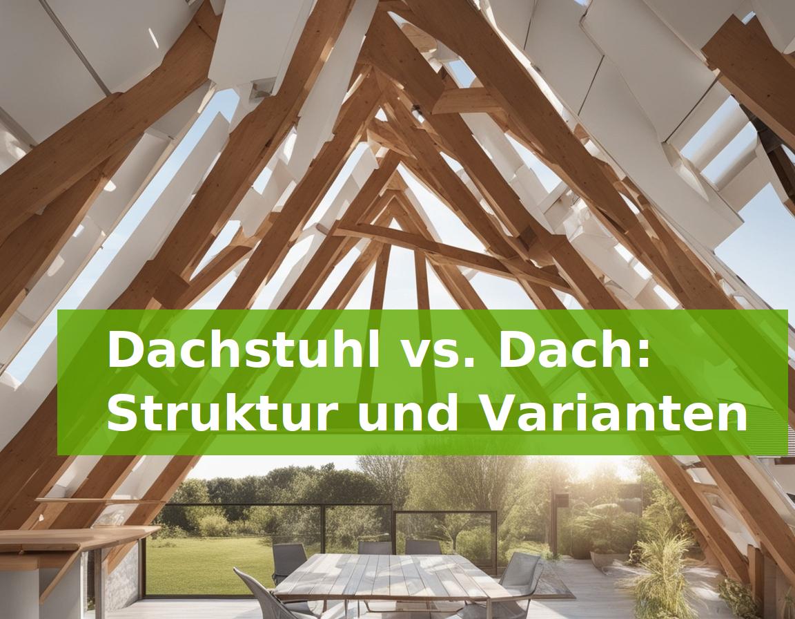 Dachstuhl vs. Dach: Struktur und Varianten