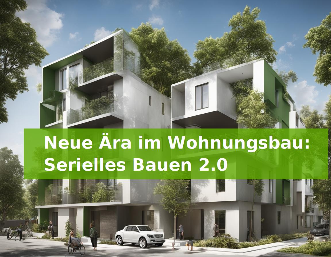 Neue Ära im Wohnungsbau: Serielles Bauen 2.0