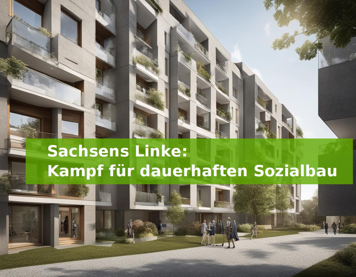 Sachsens Linke: Kampf für dauerhaften Sozialbau