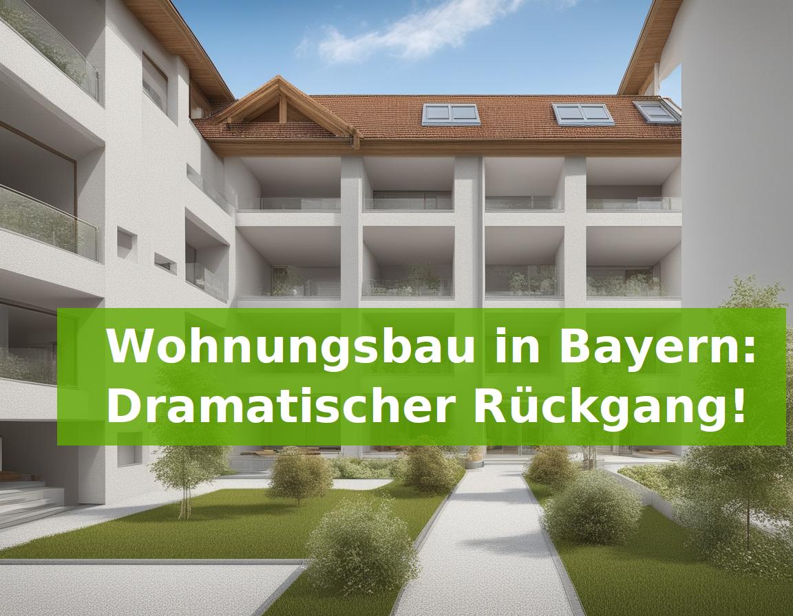 Wohnungsbau in Bayern: Dramatischer Rückgang!