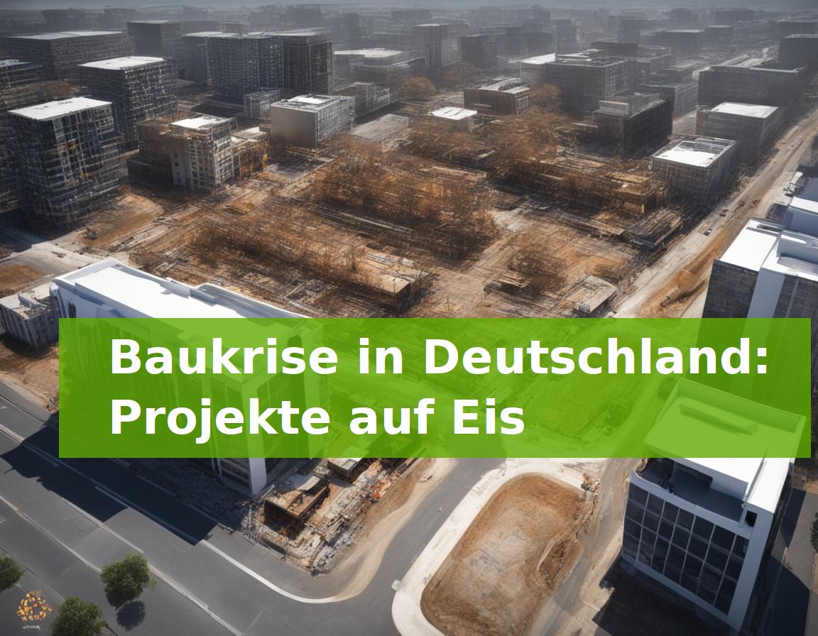 Baukrise in Deutschland: Projekte auf Eis