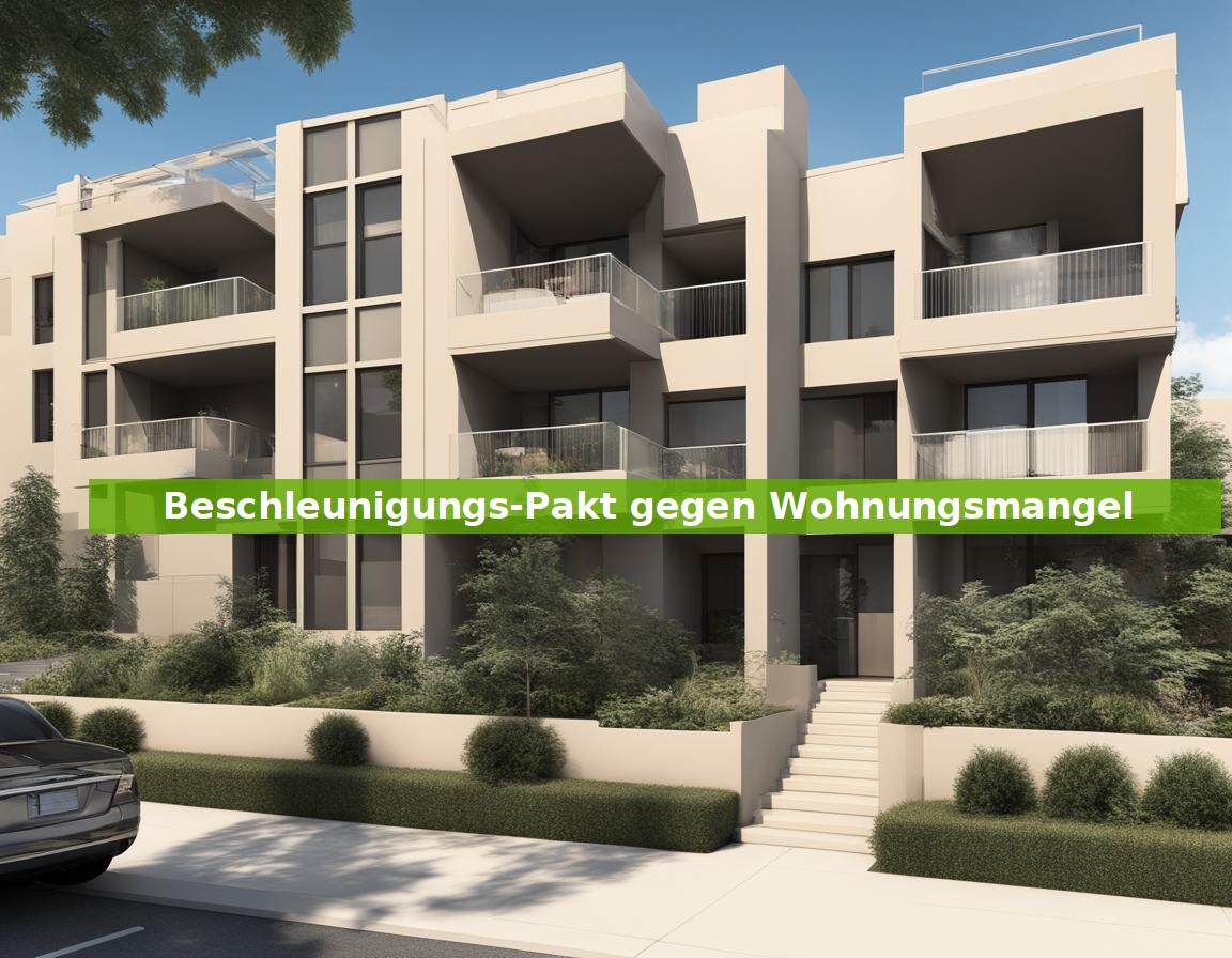 Beschleunigungs-Pakt gegen Wohnungsmangel