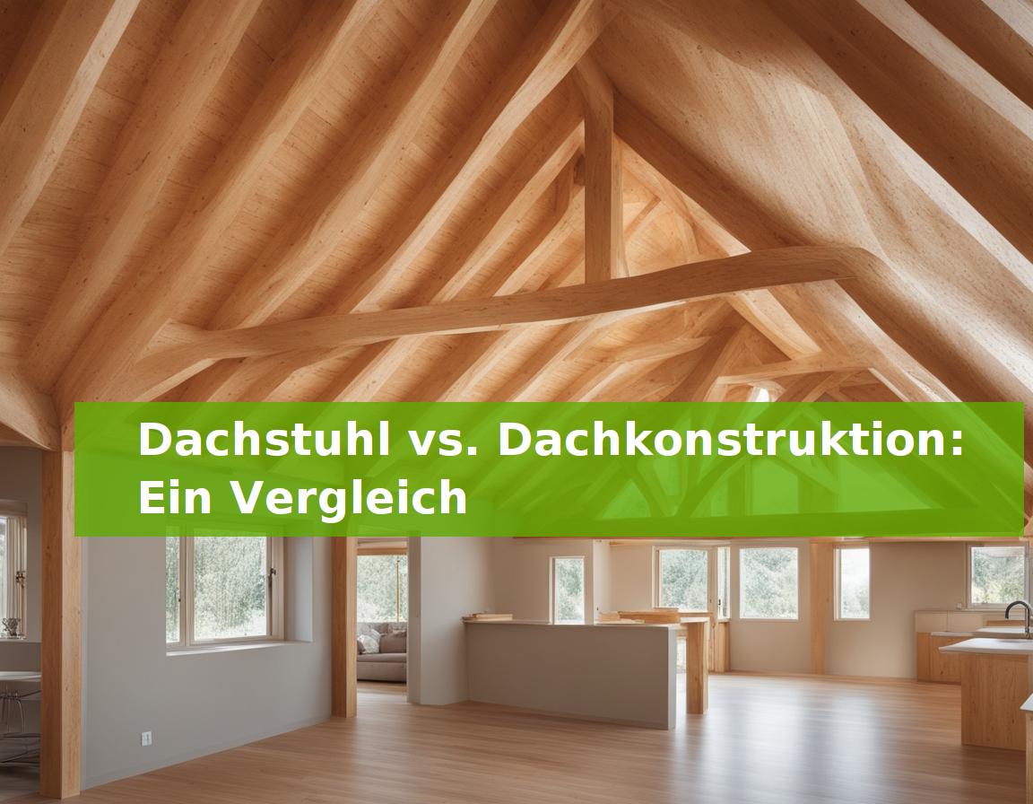 Dachstuhl vs. Dachkonstruktion: Ein Vergleich