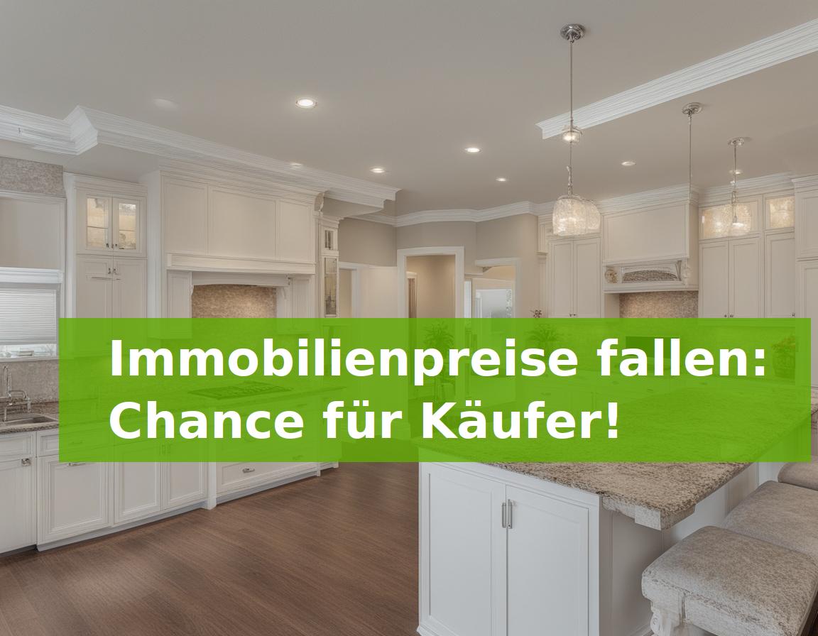 Immobilienpreise fallen: Chance für Käufer!