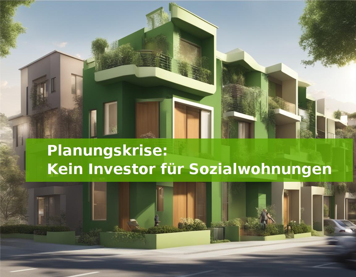 Planungskrise: Kein Investor für Sozialwohnungen