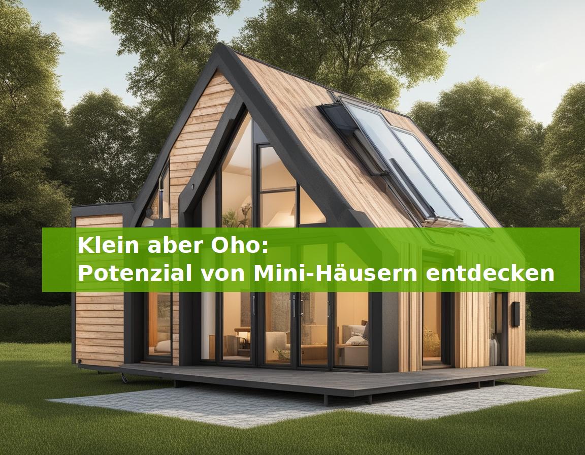 Klein aber Oho: Potenzial von Mini-Häusern entdecken