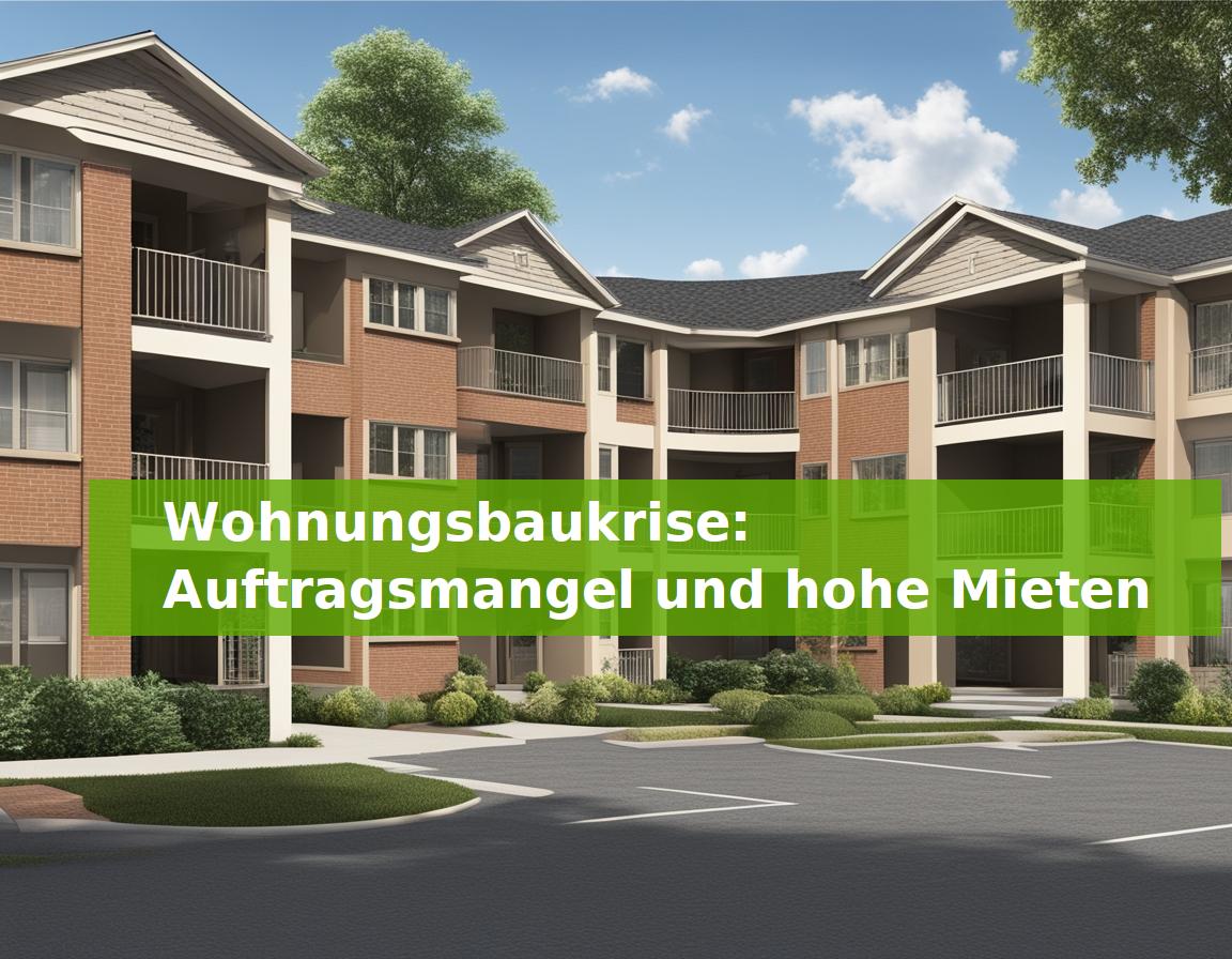 Wohnungsbaukrise: Auftragsmangel und hohe Mieten