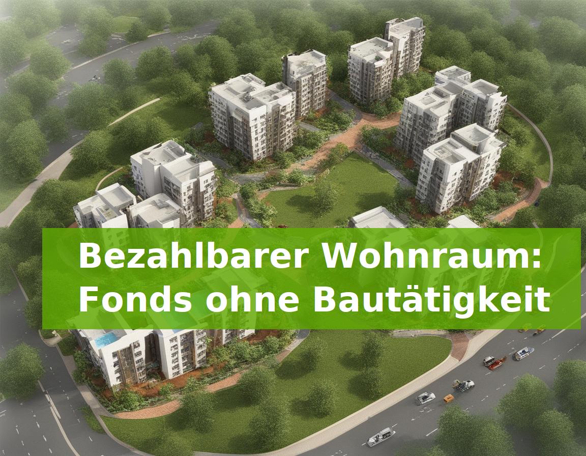 Bezahlbarer Wohnraum: Fonds ohne Bautätigkeit