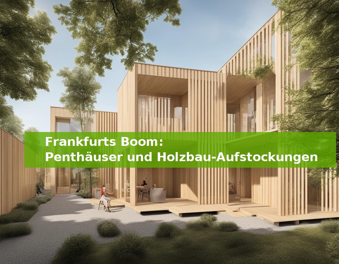 Frankfurts Boom: Penthäuser und Holzbau-Aufstockungen