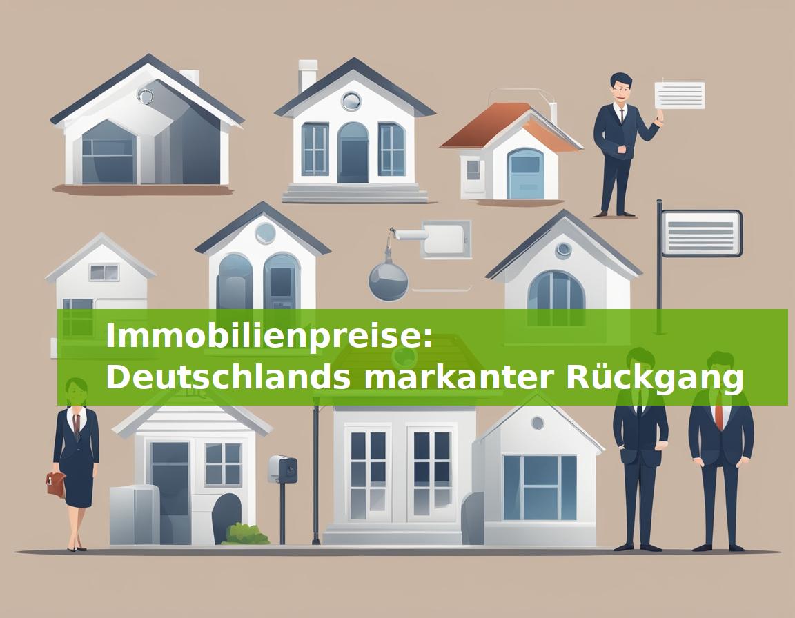 Immobilienpreise: Deutschlands markanter Rückgang