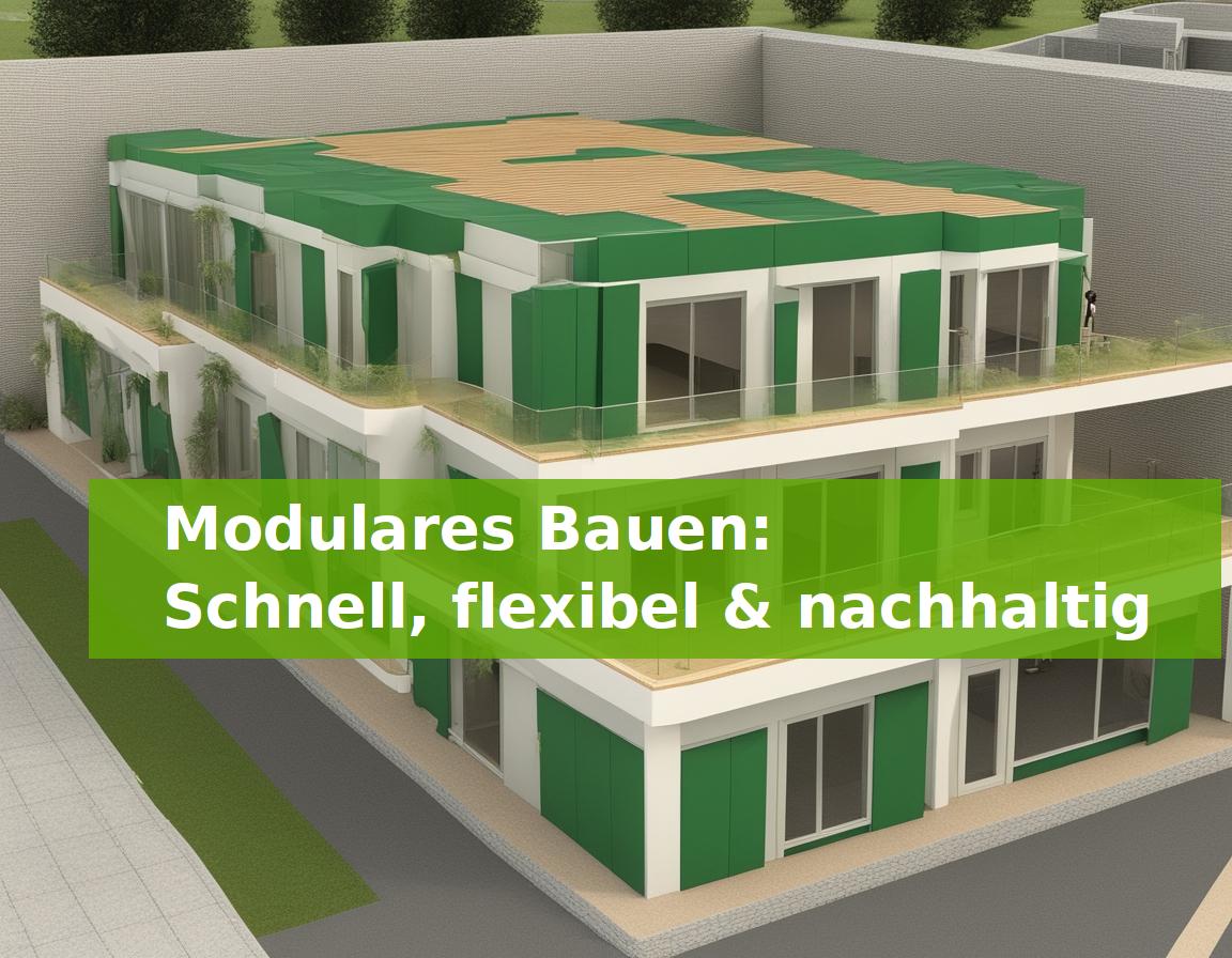 Modulares Bauen: Schnell, flexibel & nachhaltig
