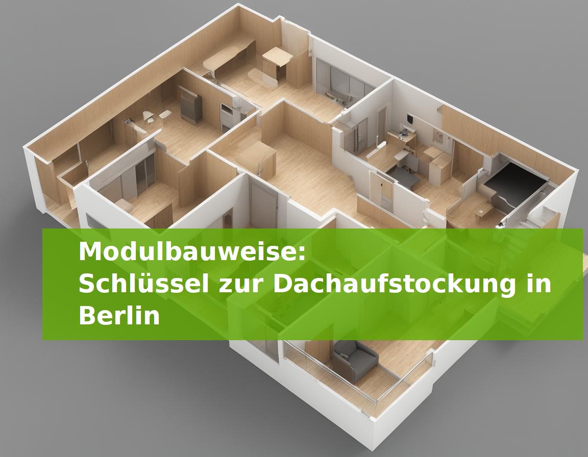 Modulbauweise: Schlüssel zur Dachaufstockung in Berlin