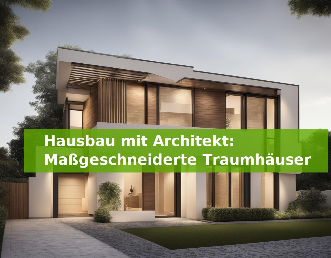 Hausbau mit Architekt: Maßgeschneiderte Traumhäuser