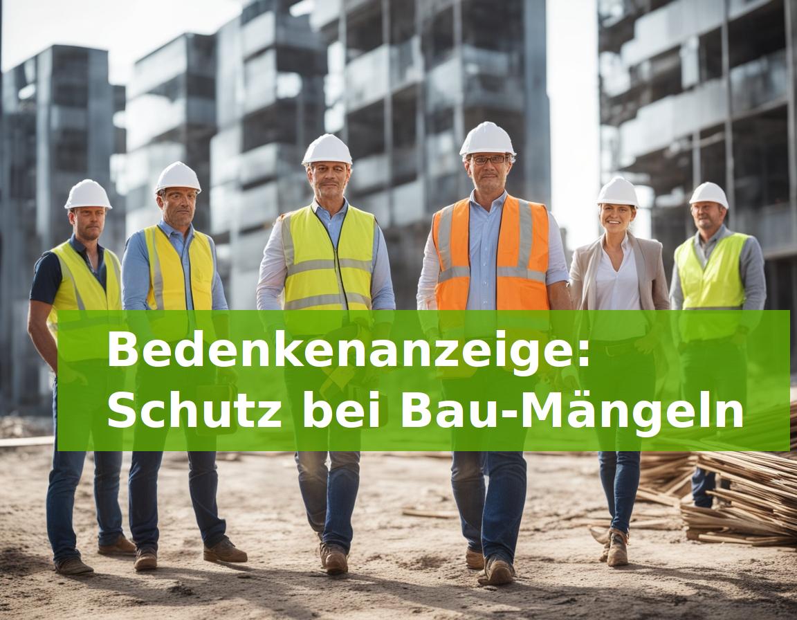 Bedenkenanzeige: Schutz bei Bau-Mängeln