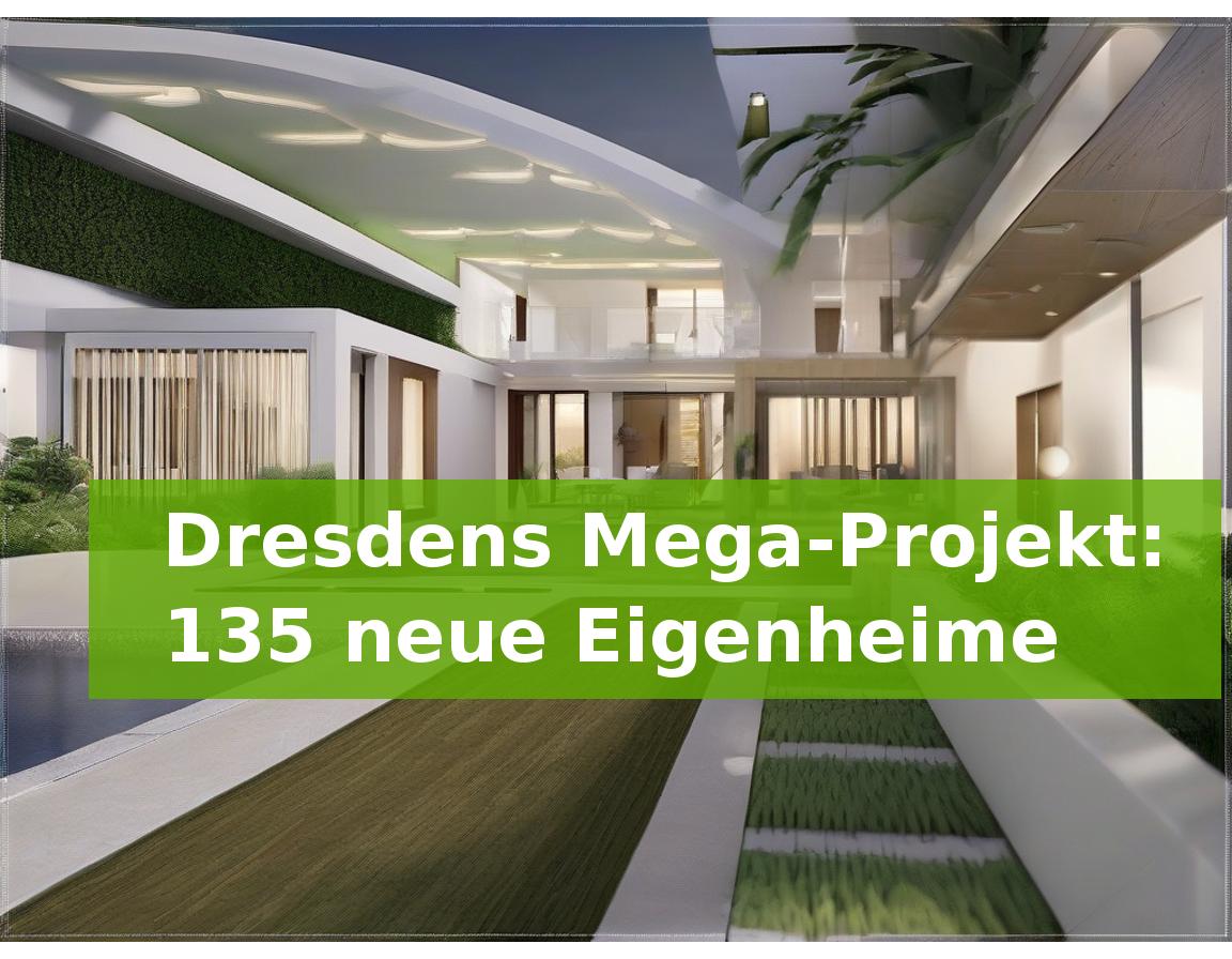 Dresdens Mega-Projekt: 135 neue Eigenheime