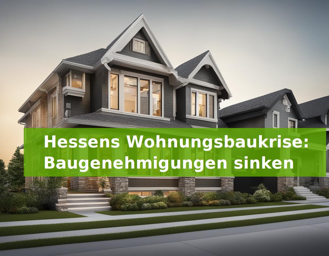 Hessens Wohnungsbaukrise: Baugenehmigungen sinken