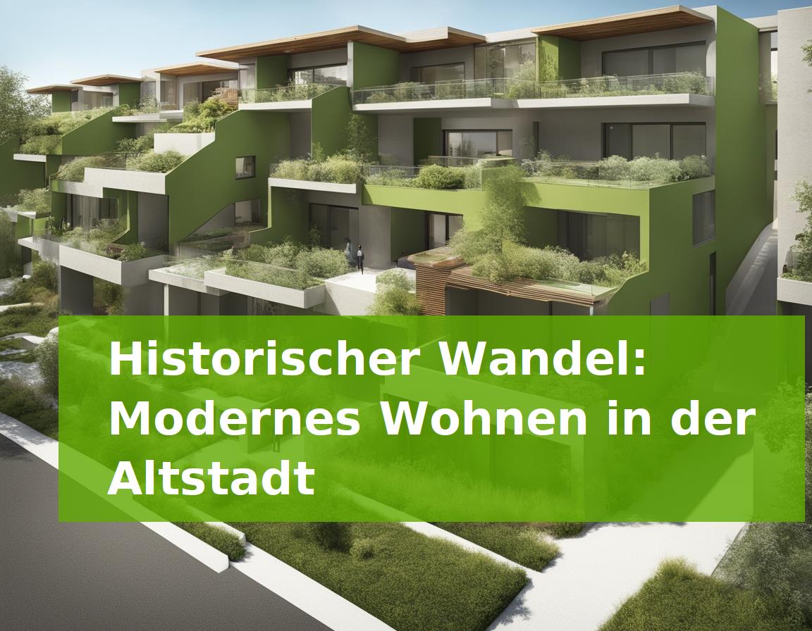 Historischer Wandel: Modernes Wohnen in der Altstadt