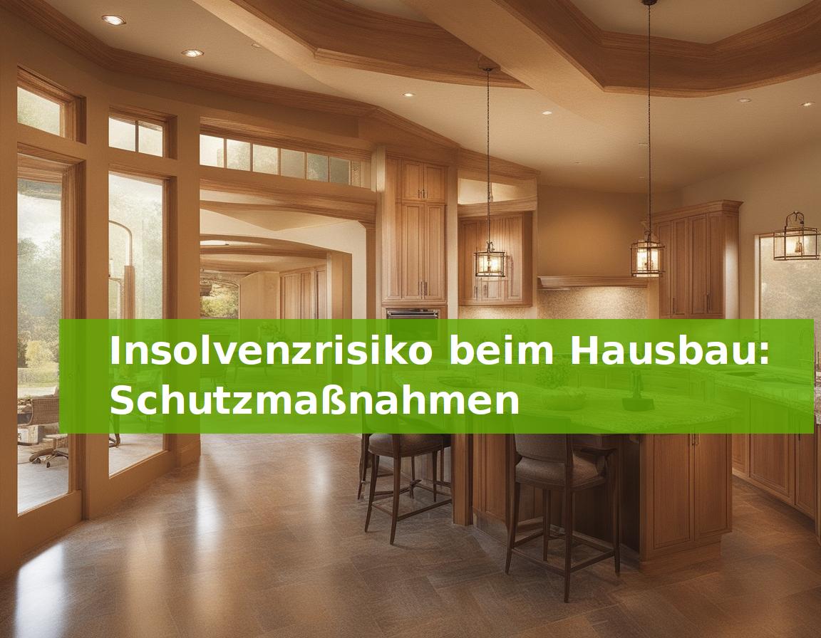 Insolvenzrisiko beim Hausbau: Schutzmaßnahmen