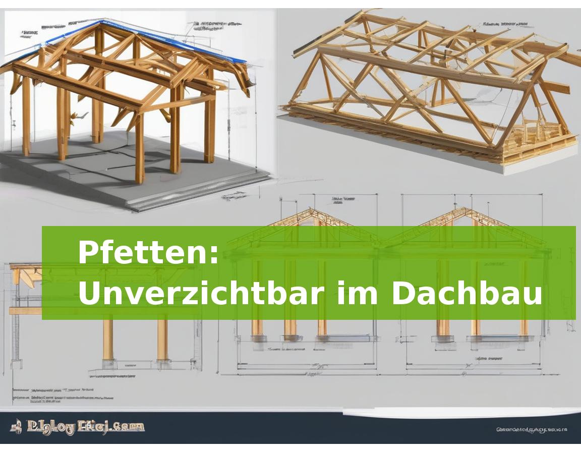 Pfetten: Unverzichtbar im Dachbau