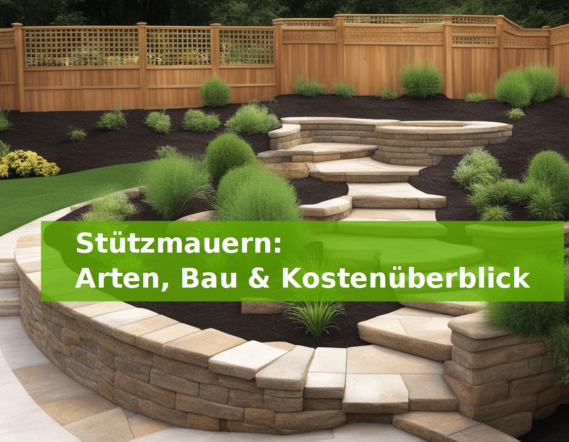 Stützmauern: Arten, Bau & Kostenüberblick