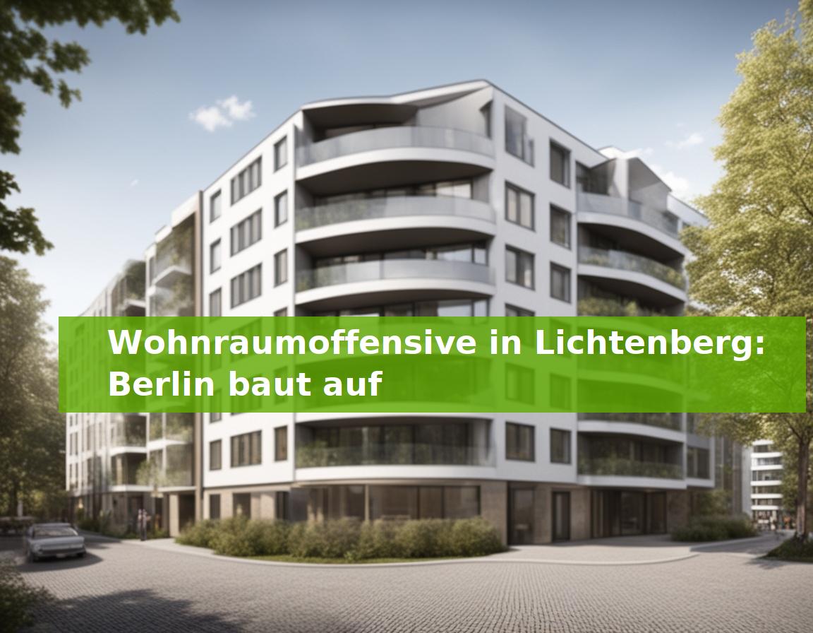 Wohnraumoffensive in Lichtenberg: Berlin baut auf