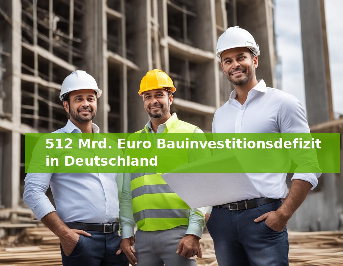 512 Mrd. Euro Bauinvestitionsdefizit in Deutschland