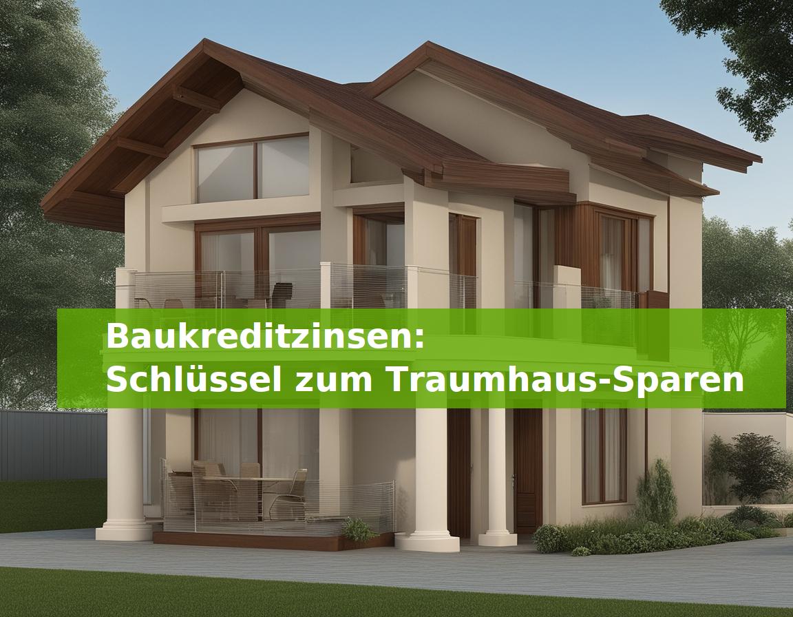 Baukreditzinsen: Schlüssel zum Traumhaus-Sparen