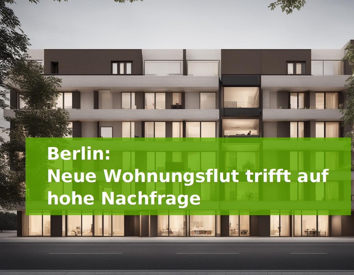 Berlin: Neue Wohnungsflut trifft auf hohe Nachfrage