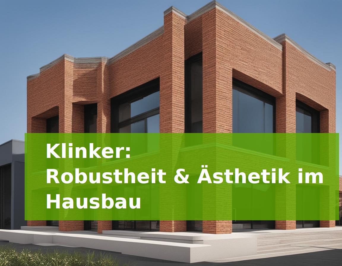 Klinker: Robustheit & Ästhetik im Hausbau