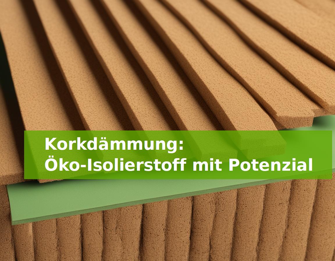 Korkdämmung: Öko-Isolierstoff mit Potenzial