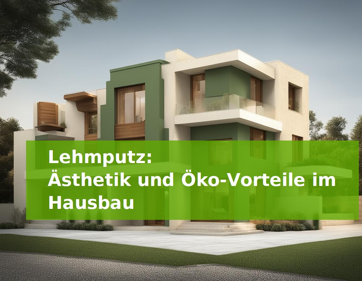 Lehmputz: Ästhetik und Öko-Vorteile im Hausbau