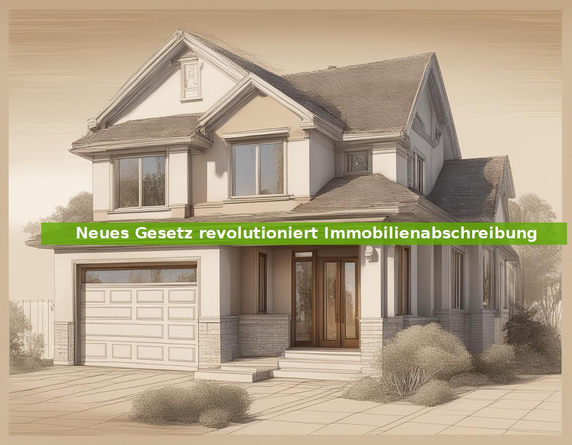 Neues Gesetz revolutioniert Immobilienabschreibung