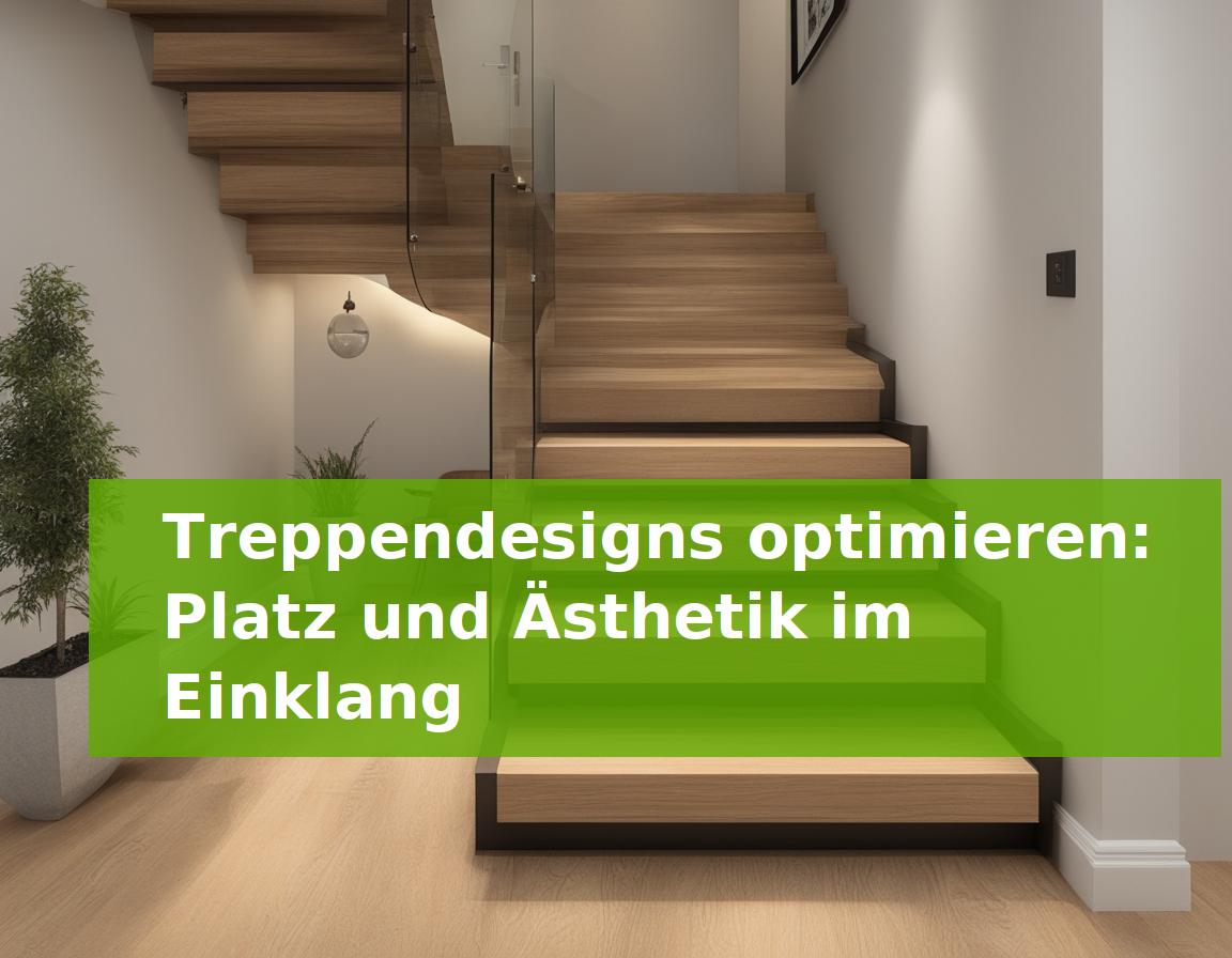 Treppendesigns optimieren: Platz und Ästhetik im Einklang