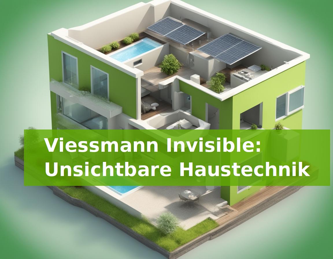 Viessmann Invisible: Unsichtbare Haustechnik